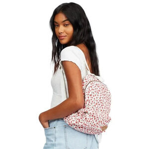 Billabong Women's Mini‎ Mama Rose Graphic Adjustable Strap Canvas Backpack